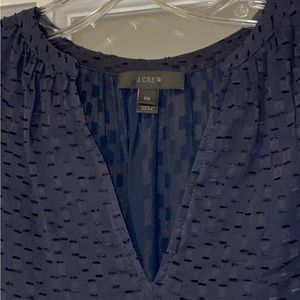 J Crew Blouse Navy Blue size 00